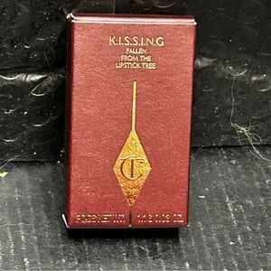 NIB Charlotte Tilbury KISSING Fallen From Tree Lipstick 90s PINK SampleMini 1.1g